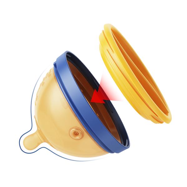 150ml Anti Colic Silicone Baby Feeding Bottle BPA Free For 0 - 6 Months