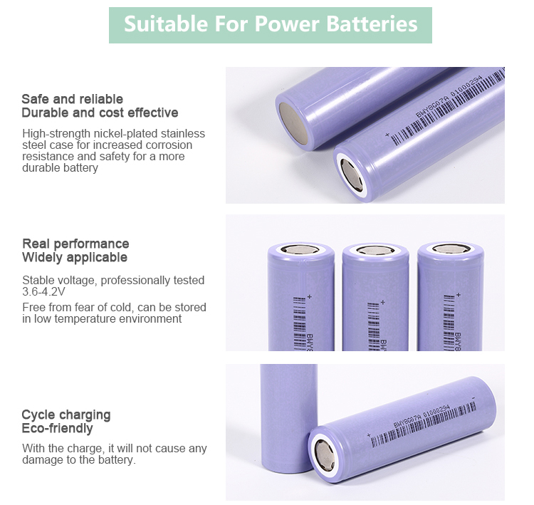 Original Authentic Battery 21700 BAK N21700CG 5000mAh 2c Li-ion Battery for E-bike
