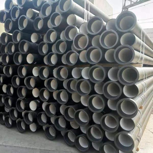 ISO2531 EN545 EN598 Ductile Iron Pipe C25 C30 C40 Black Color For Water