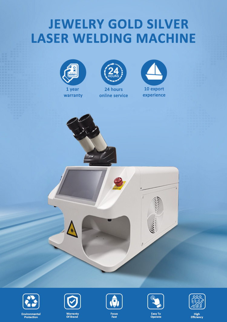 Portable Desktop Gold Silver 60w Jewelry Laser Welding Machine System With Precise
