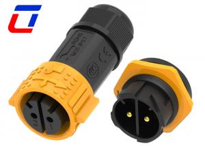 China High Voltage 600V IP67 Waterproof Power Connector 2 Pin For Electrical Equipment on sale