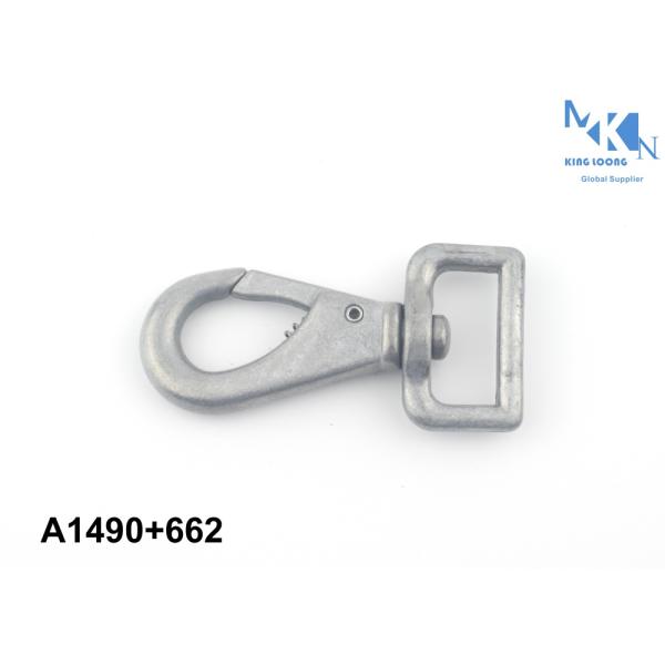 Versatile Bag Snap Hook With Antique Bronze , Matt Silver Plating