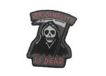 Personalized Adhesive Embroidered Patches With Laser Cut Merrowed Edge