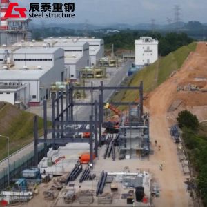 Lightweight High Rise Steel Frame Buildings Construction Steel Structure Grid