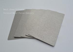 Buy cheap 5um 10um 20um 30um 70um Thin Sintered Titanium Plate For Chemical product