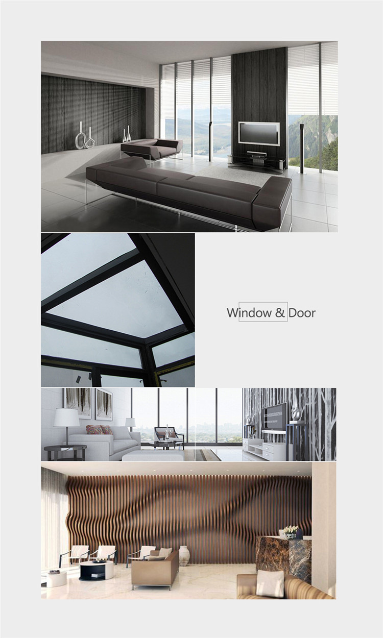 Unique Design Powder Coating Window and Door Aluminum Extrusion Profiles for Angola