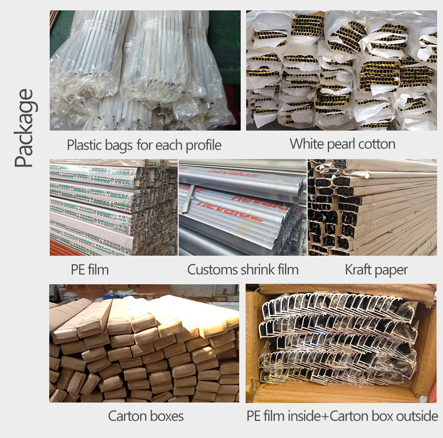 Unique Design Powder Coating Window and Door Aluminum Extrusion Profiles for Angola