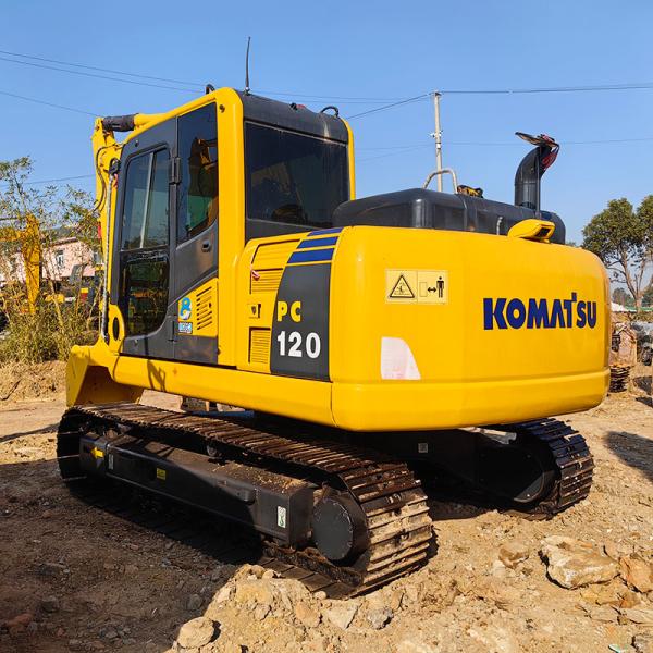 PC120-8 12T Used Komatsu Excavators Construction Heavy Machinery Digger