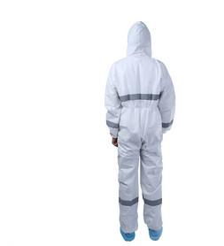 Quality Polypropylene SPP Disposable Protective Coverall With Elastic Cuff / Ankle for sale