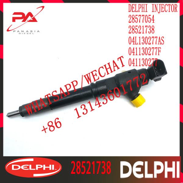 28521738 DELPHI Diesel Fuel Injector 28577054 04L130277AS 041130277F 041130277 For SKOOA