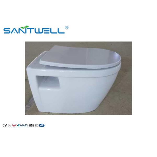 Ceramic Wall Mounted WC , Rimless WC Ceramic wall-hung pan 520*360*340mm