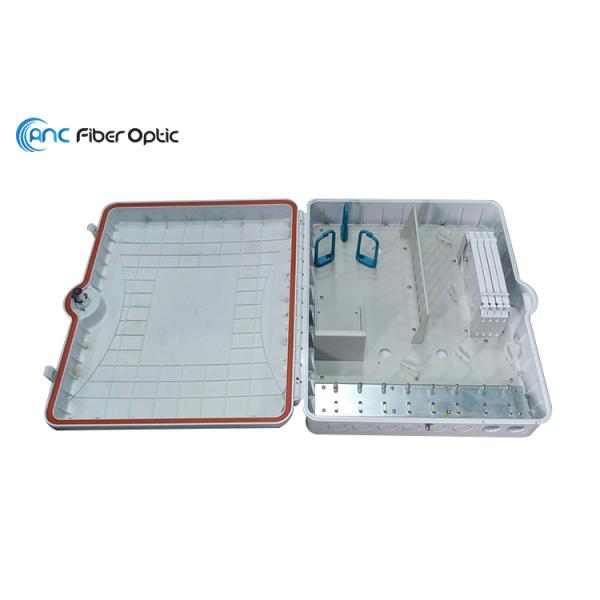 96 Core Fiber Optic Termination Box Outdoor IP65 Wall / Pole Mounted ABS Material
