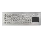 IP67 dynamic waterproof stainless steel industrial keyboard with sealed tough