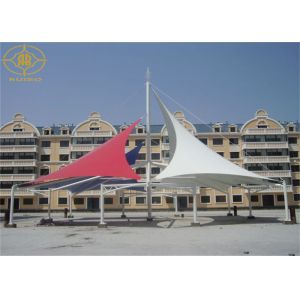 Buy cheap Customized Membrane Structure Architecture Q235 Steel Structure For Hotel product