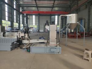 China Three In One Plastic Recycling Pellet Machine With Single Screw Extruder on sale