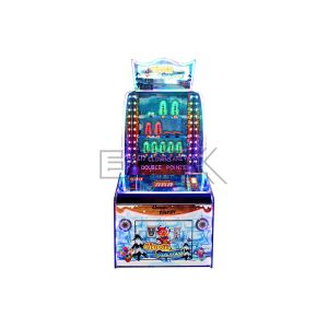 Coin Operated Lottery Game Machine Clown Frenzy Push Clown 220V