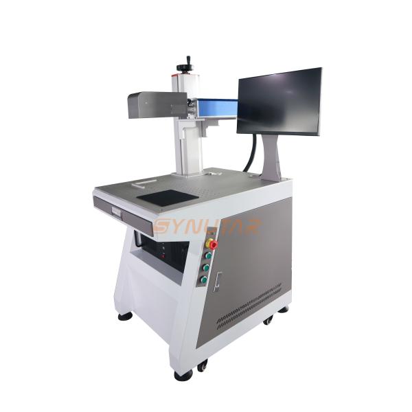 Buy cheap Integrated System 3D Fiber Laser Marking Machine With High Precision Marking Precision product