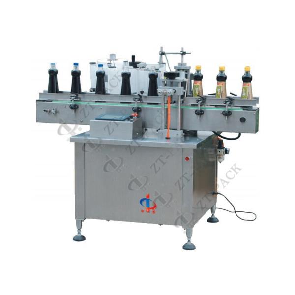 SS304 Automatic Sticker Paste Cold Glue For Plastic Glass Bottle Soy Sauce Vinegar Oil Bottle Labeling Machine