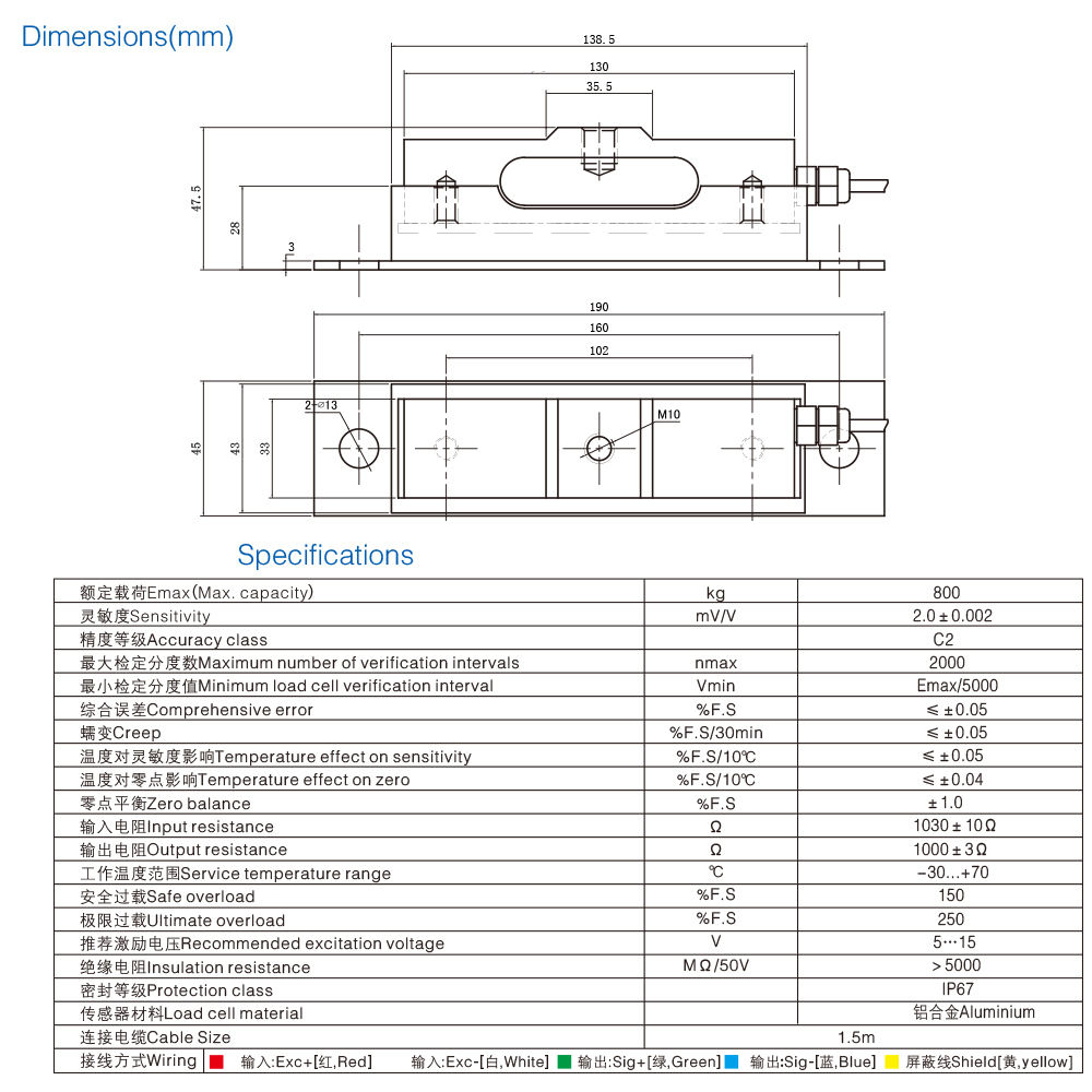 OEM Components Management Aluminium Vented Gauge Pressure Sensor