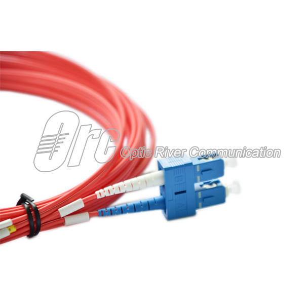 LC-SC fiber optic patch leads 2.0mm Zipcord For Connection Between Transceivers