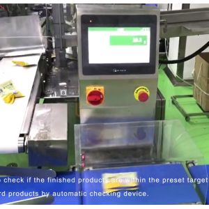 Buy cheap 120WPM 100 Bags/ Min High Speed Check Weigher With Pusher product