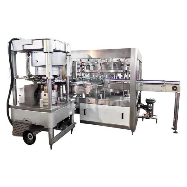 Aluminum Cans Filling Machine Well Sealing Esay Open End For Drink Packing