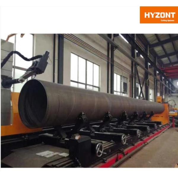 Steel Pipe CNC profile Cutting Machine with Gas cutting Torch and Plasma Cutting torch pipe dia range 300-1200mm