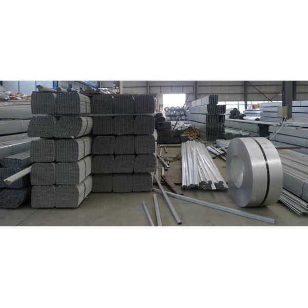 Rain Gutter Hoop House Metal Frame Q345 6m 8m Multi Span Galvanized Rain Gutters