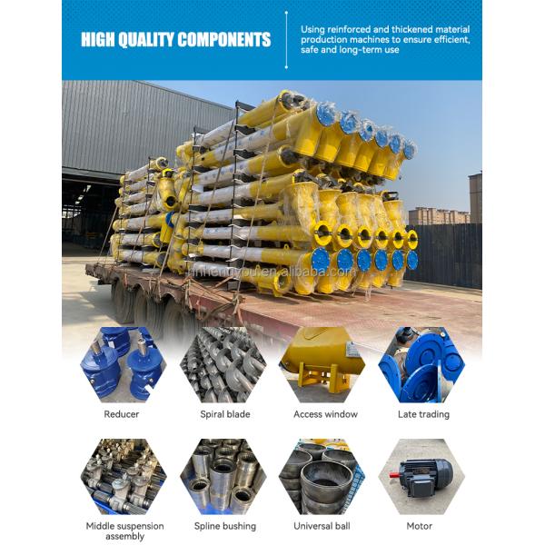 Hot Screw Conveyor for Powder Es Fire Resistant Conveyors 168 325 273 Carbon Steel Spiral Conveyor