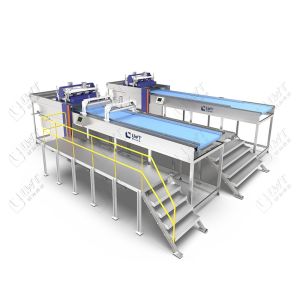 China Basket Loading And Unloading Machine Systems Automatic Basket Loader Unloader on sale