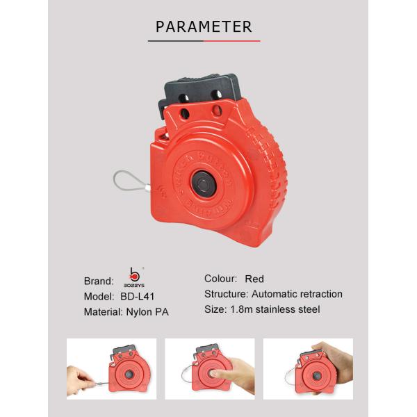 BOSHI China Supplier Nylon PA Safety Adjustable Cable Lockout