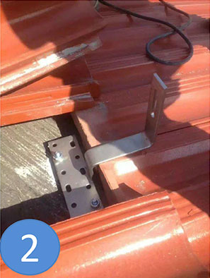 ISO9001/CE Approved Stainless Steel Roof Rail Hook for Tile Roof Solar Mounting Bracket