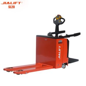 Buy cheap High Lift Heavy Duty Electric Pallet Truck Rated Traction Weight 2 tons product