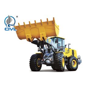 Buy cheap 18T 3m³ Compact Wheel Loaders CVZL50G , Yellow Small Wheel Loader product