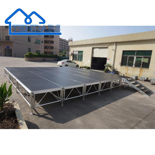Customizable Shape Aluminum Stage Wedding Stage Event Stage System With Roof Truss For Concert Etc