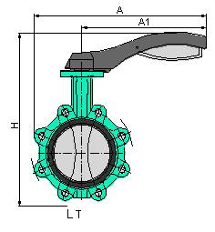 High Performance Butterfly Valves With Tamper Switch Easy To Install