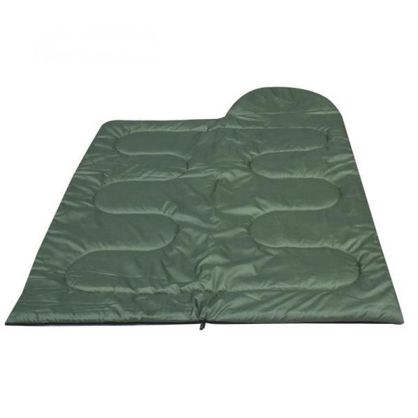 Outdoor Camping Hiking Envelope Sleeping Bag Army Green Waterproof Lightweight For Adults