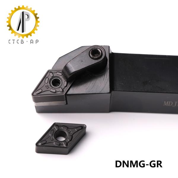Black CVD Coating DNMG1506 External Turning Carbide Inserts With Excellent Chip Control