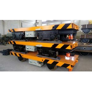 China Foundry Industry 100 Ton Transfer Cart  / Battery Rail Transfer Trolley on sale