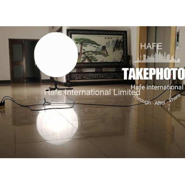 Outdoor Advertising Inflatables Halogen Lighting Standing Tripus Balloon With Adjustable Pole