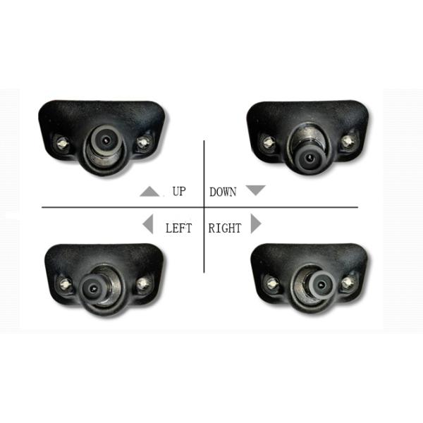 MiNi 360 Degree Rotation hidden camera 2 LED Parking Assistance Camera Front Side View Camera