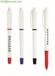 Buy cheap cap style plastic ball pen,plastic gel ink pen, logo printed gel ink pen product