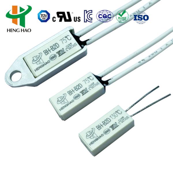 H20 BW-ABJ KSD9700 10 Amp Resettable Fuse with 50-150℃ Range 100000 Cycles and Plastic Case Thermal Protection Switch