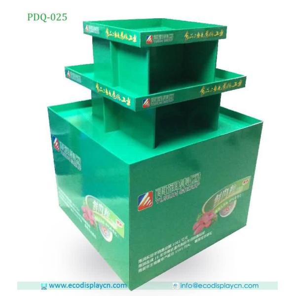 Point Of Purchase Folding Corrugated Cardboard Pallet Display For Supermarket