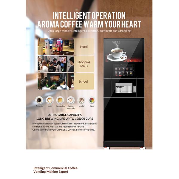 Standing Coffee Vending Machine For Coffee Protein Shake Tea Easy Convenient Way To Get A Daily Coffee