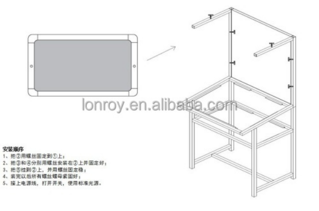 ISO 3664 Light Source Sample Viewing Table Printing Light Source Sample Inspection Platform Test Equipment