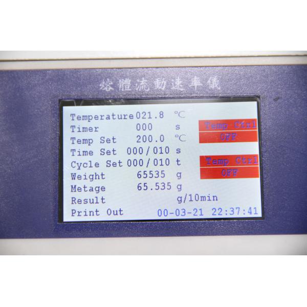 MFI Tester Plastic Testing Equipment Melt Flow Index Tester for PP PE ABS