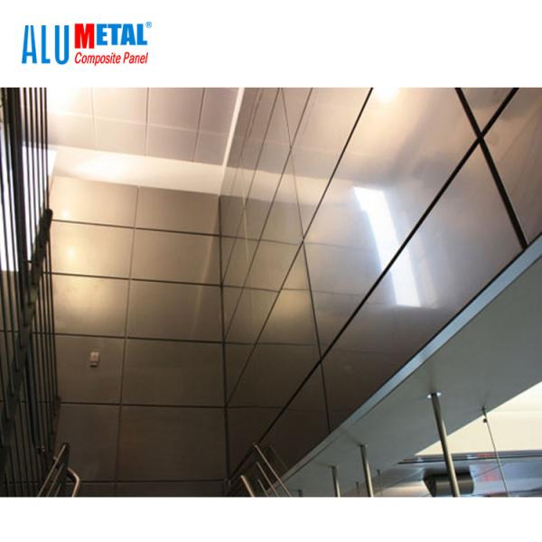 4mm Copper Metal Composite Panel Sheet Aluminium Indoor 1000mm
