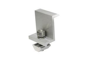 Buy cheap Pre-Galvanized Solar Panel End Clamp Kit PWM MPPT Aluminum product