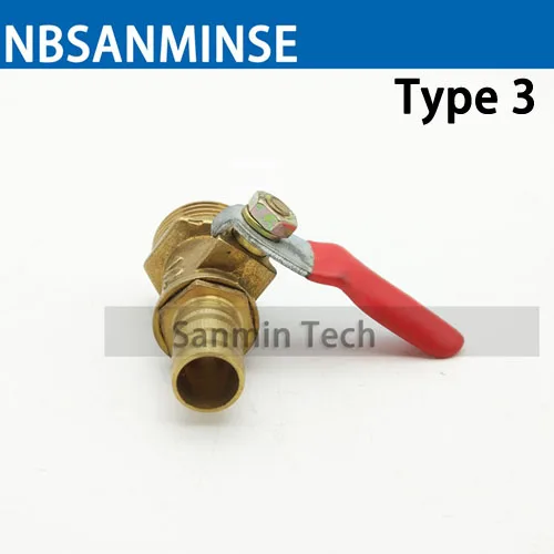 Ball Valve Air Compressor Parts G 1/2 G 1/8 1PC NBSANMINSE